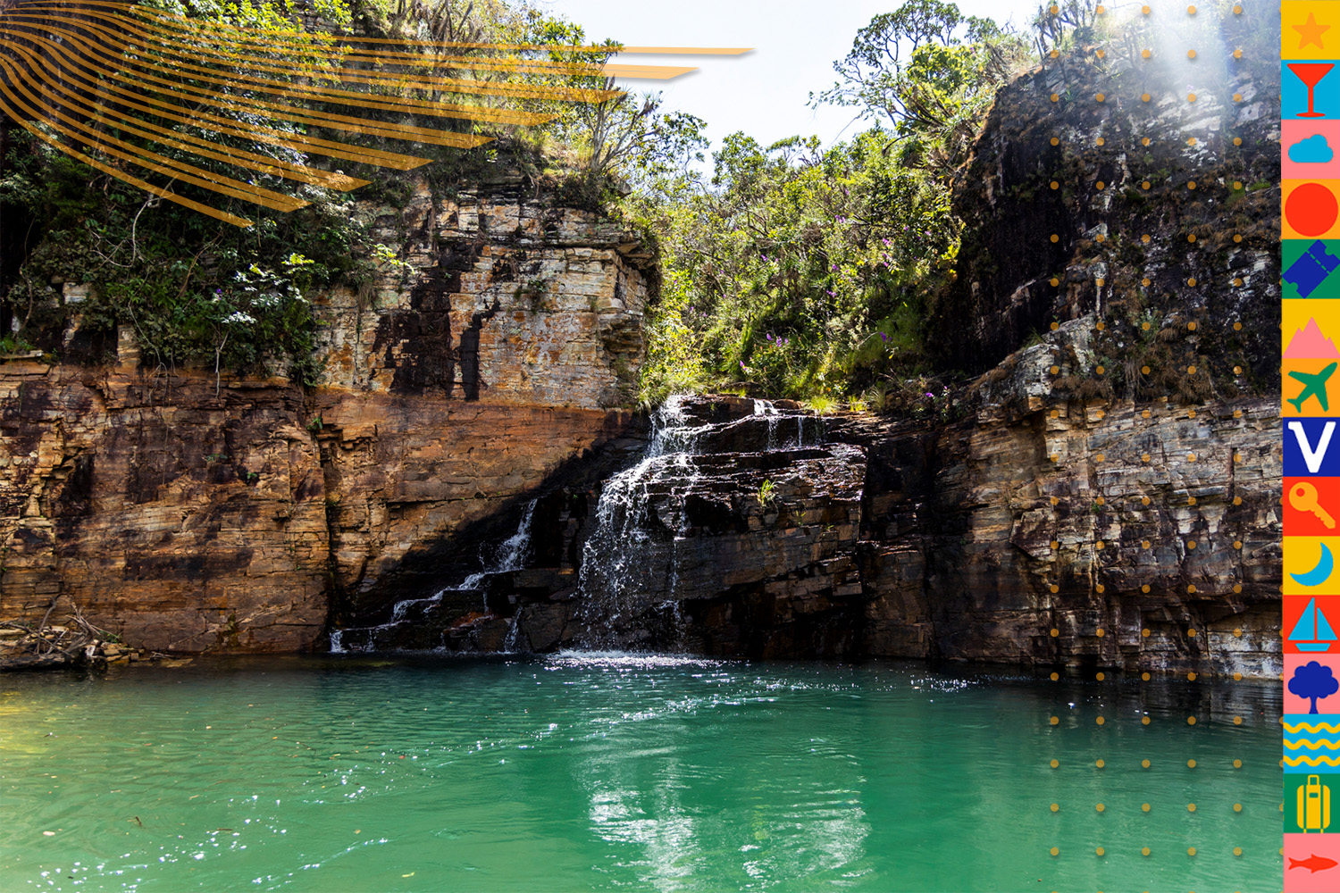 Águas Coloridas de Capitólio